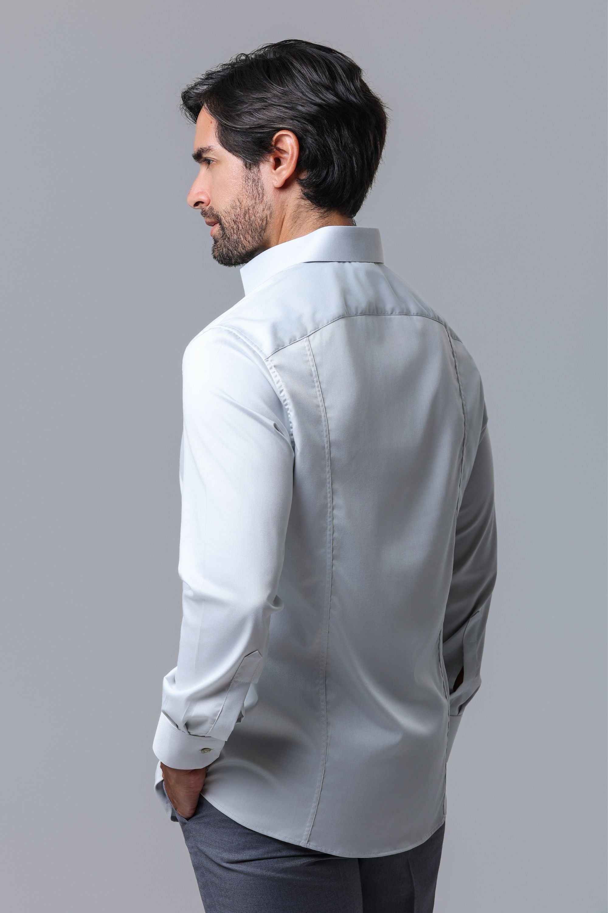 Camisa Bambu Azul Neblina