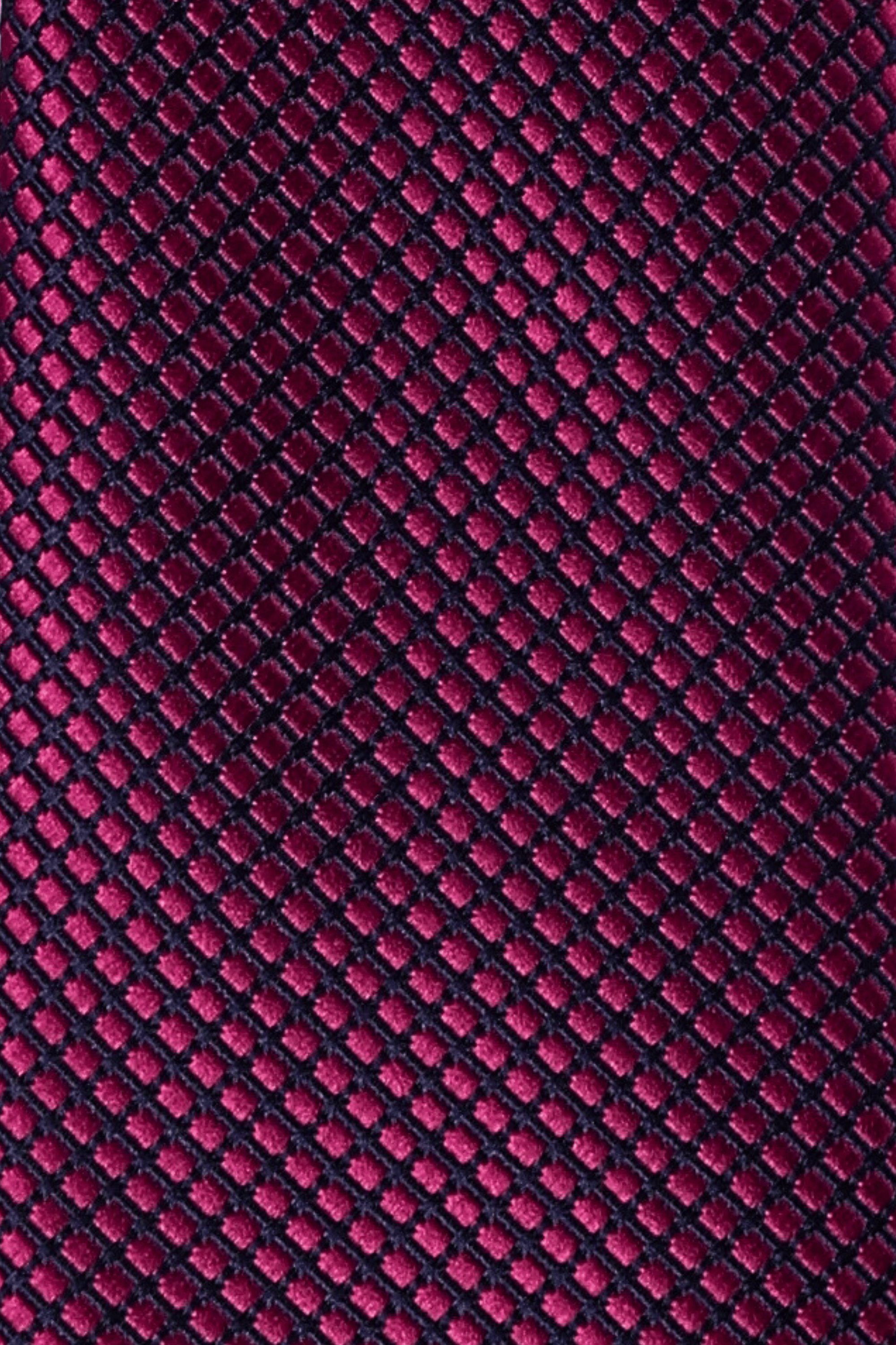 Gravata Geométrica Magenta Amaranto