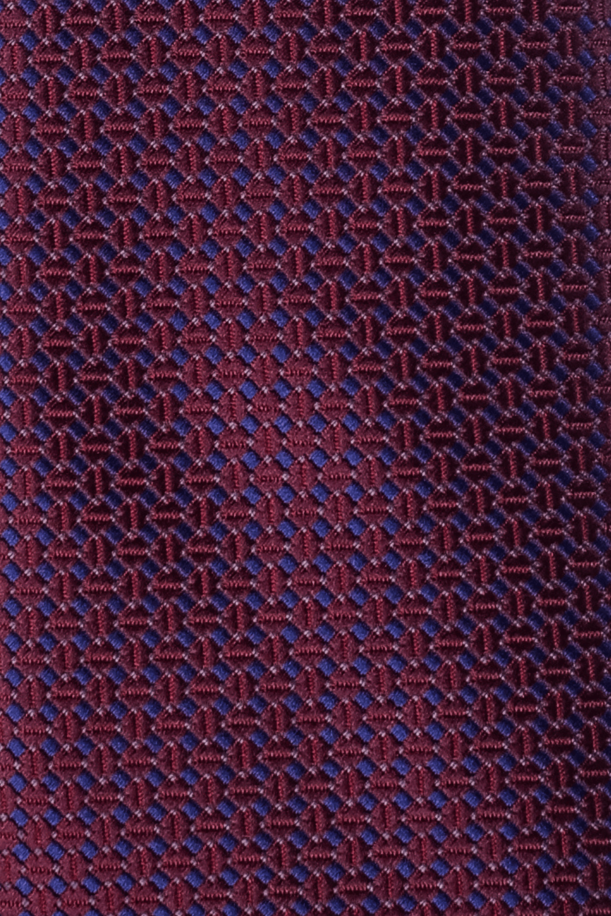 Gravata Geométrica Borgonha