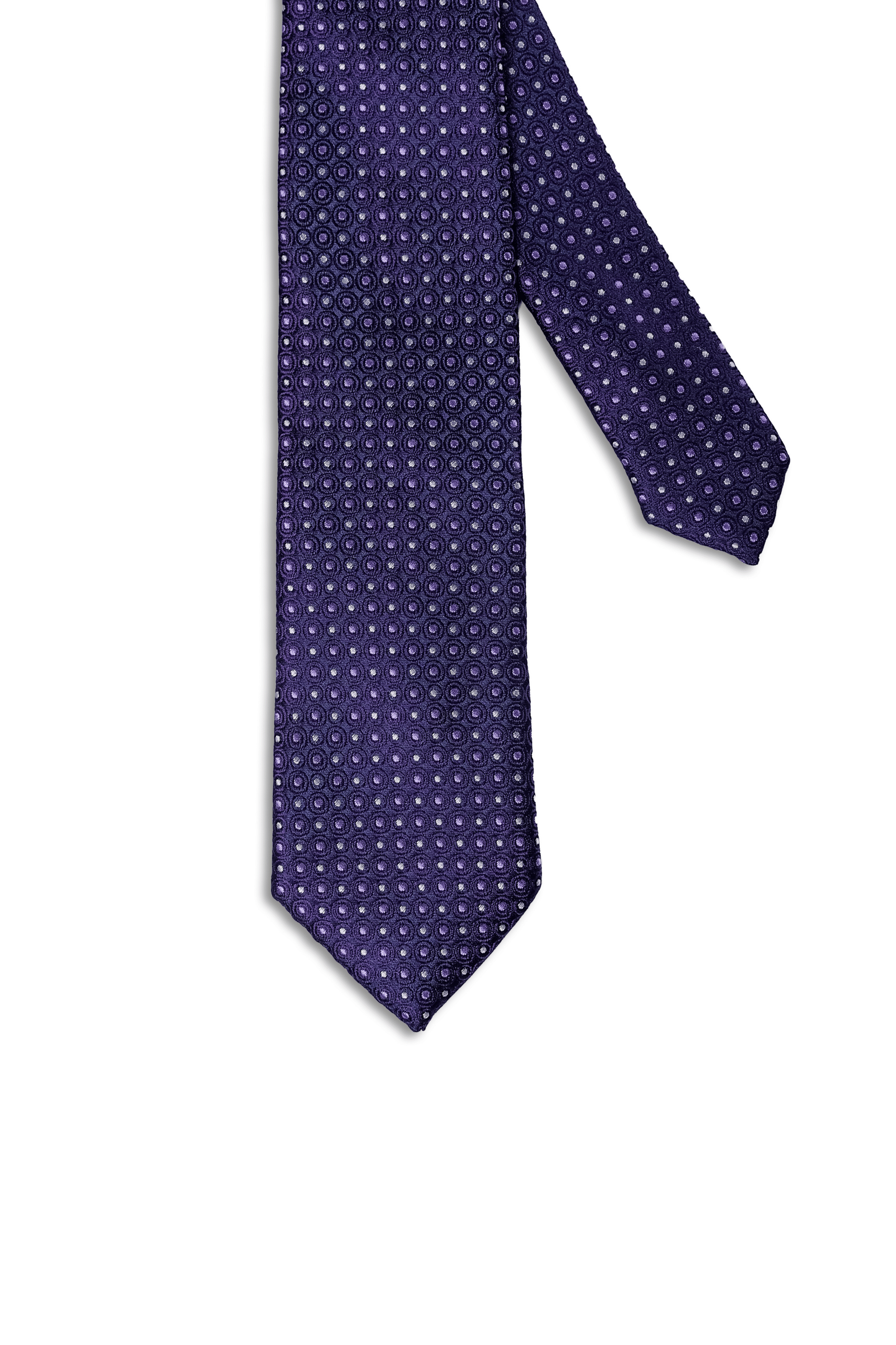 Gravata Geométrica Roxo Aurora