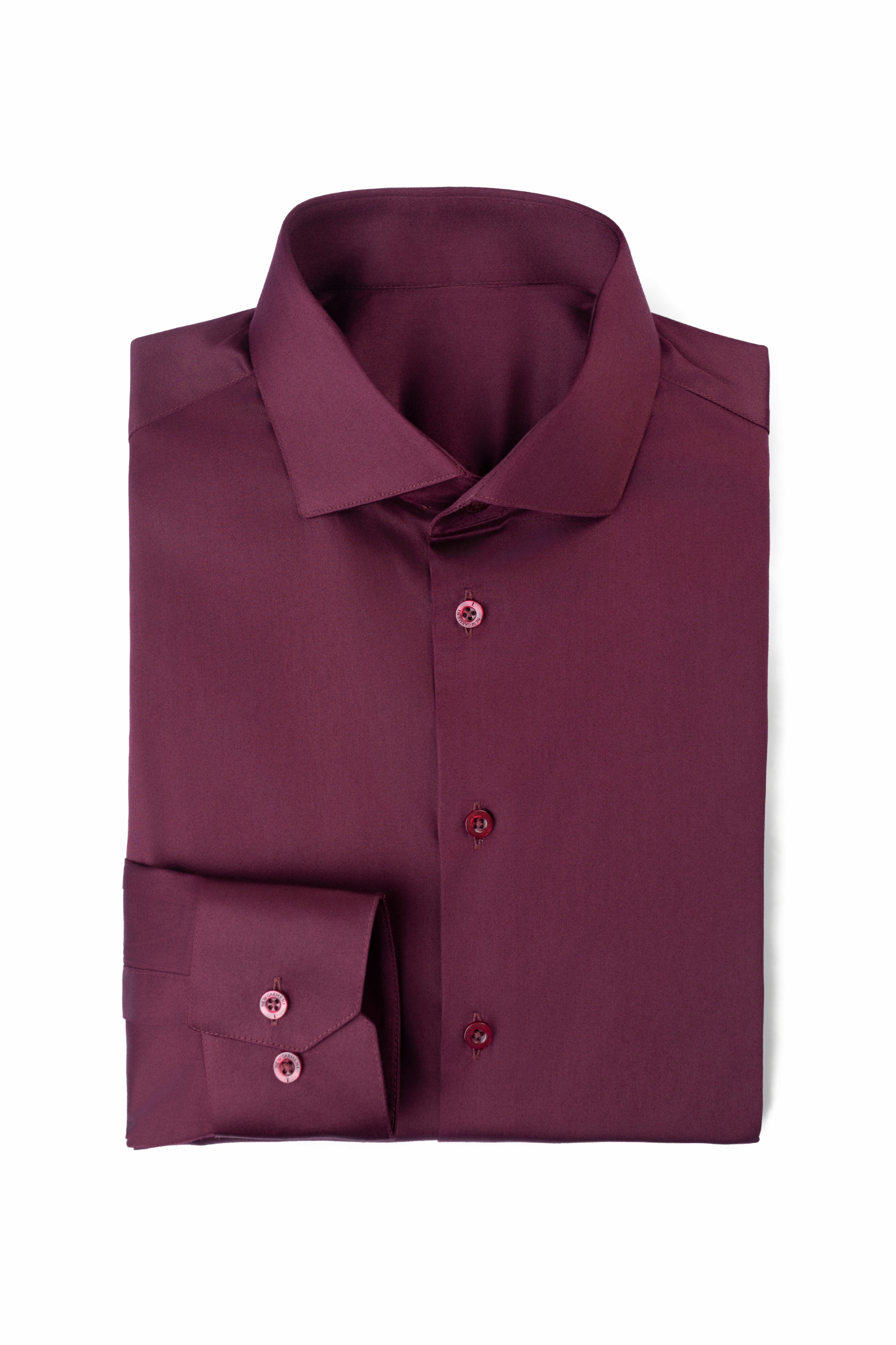 Camisa New Garment Office Bordô Imperial