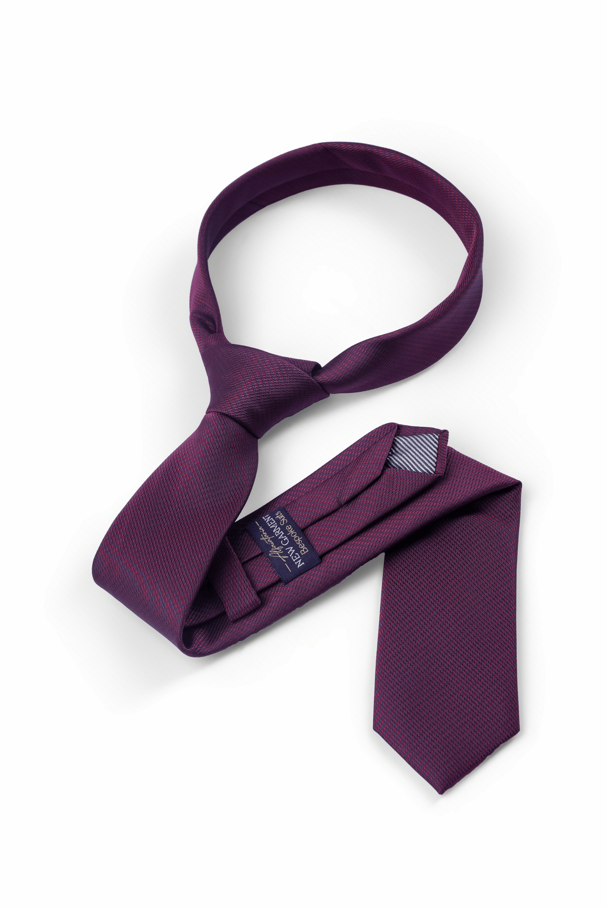 Gravata Texturizada Vinho do Porto