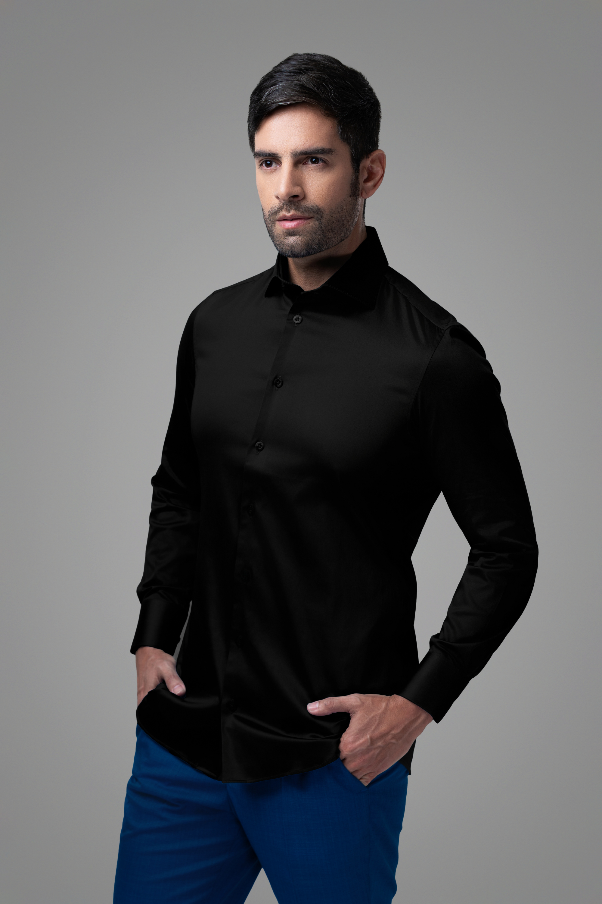 Camisa New Garment Office Preto Urbano