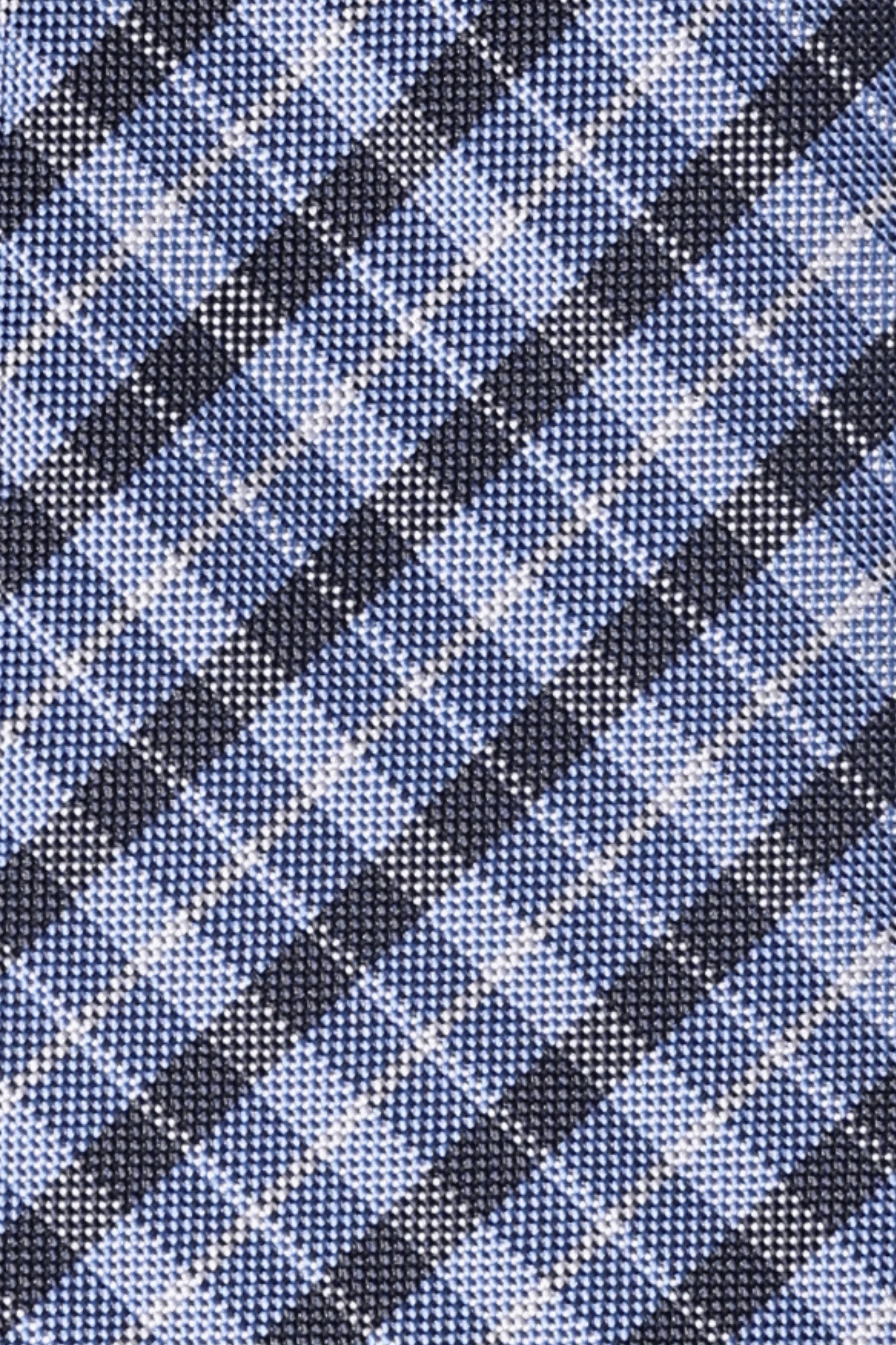 Gravata Xadrez Azul Bruma