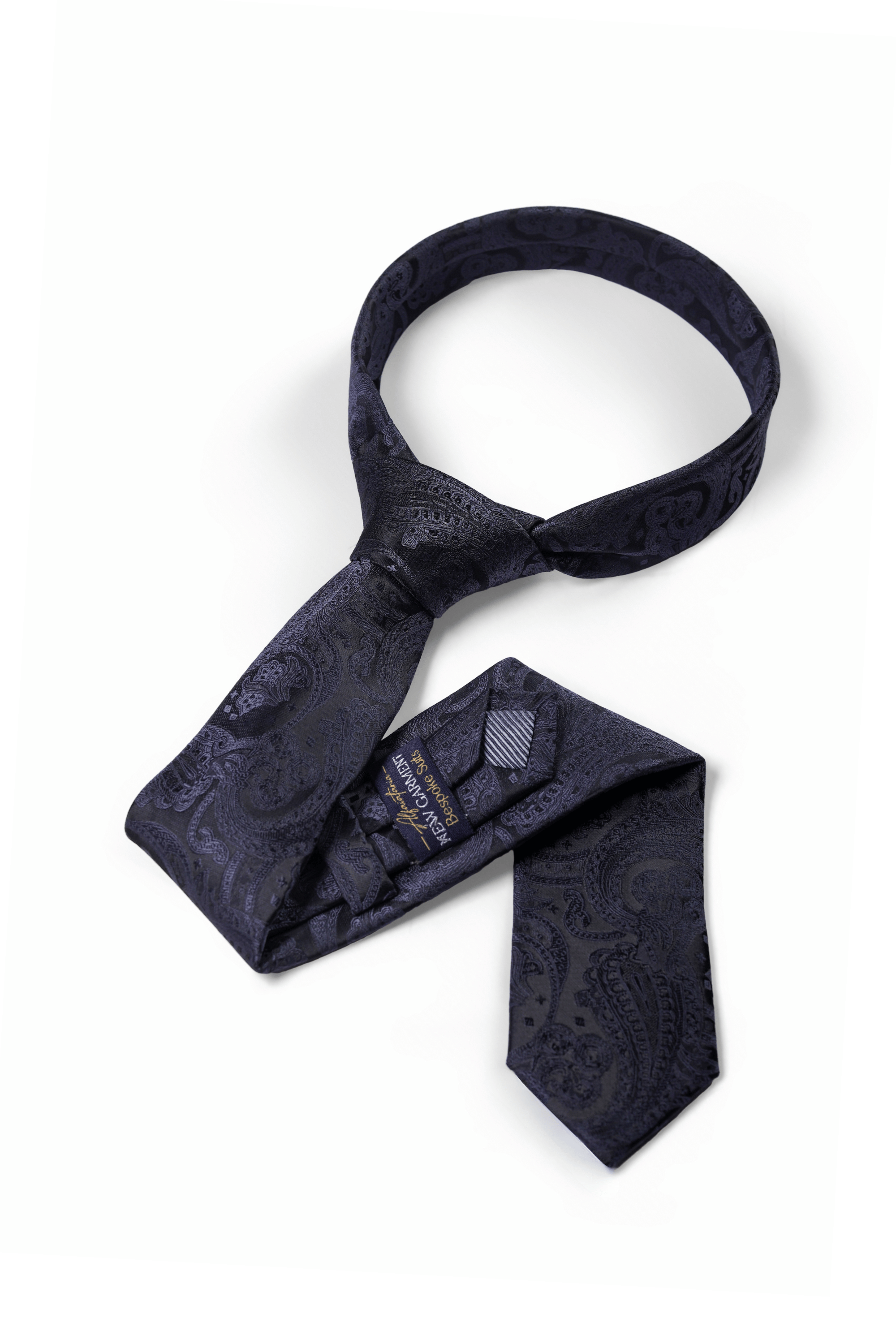Gravata Paisley Preta