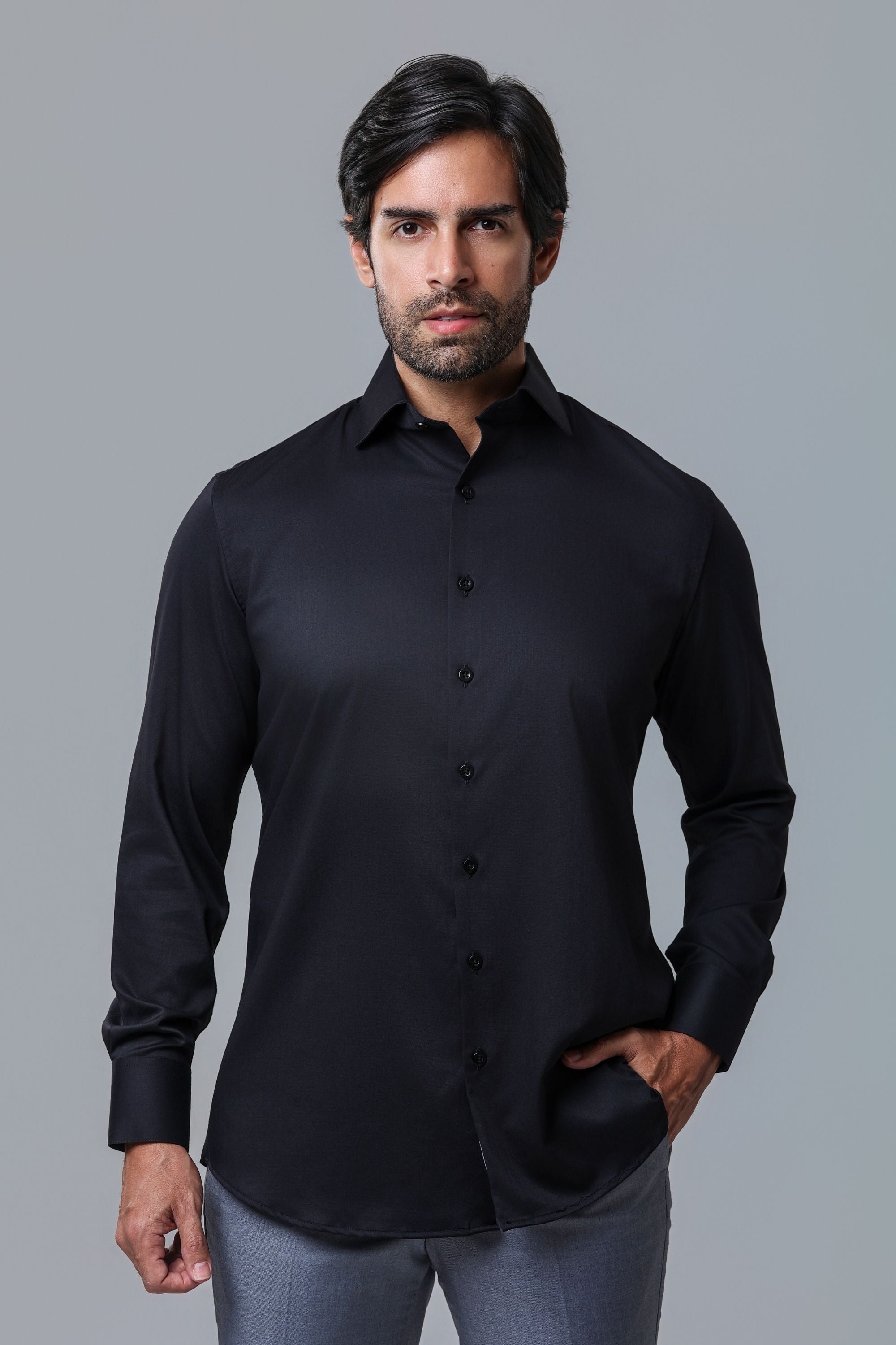 Camisa Bambu Preto absoluto