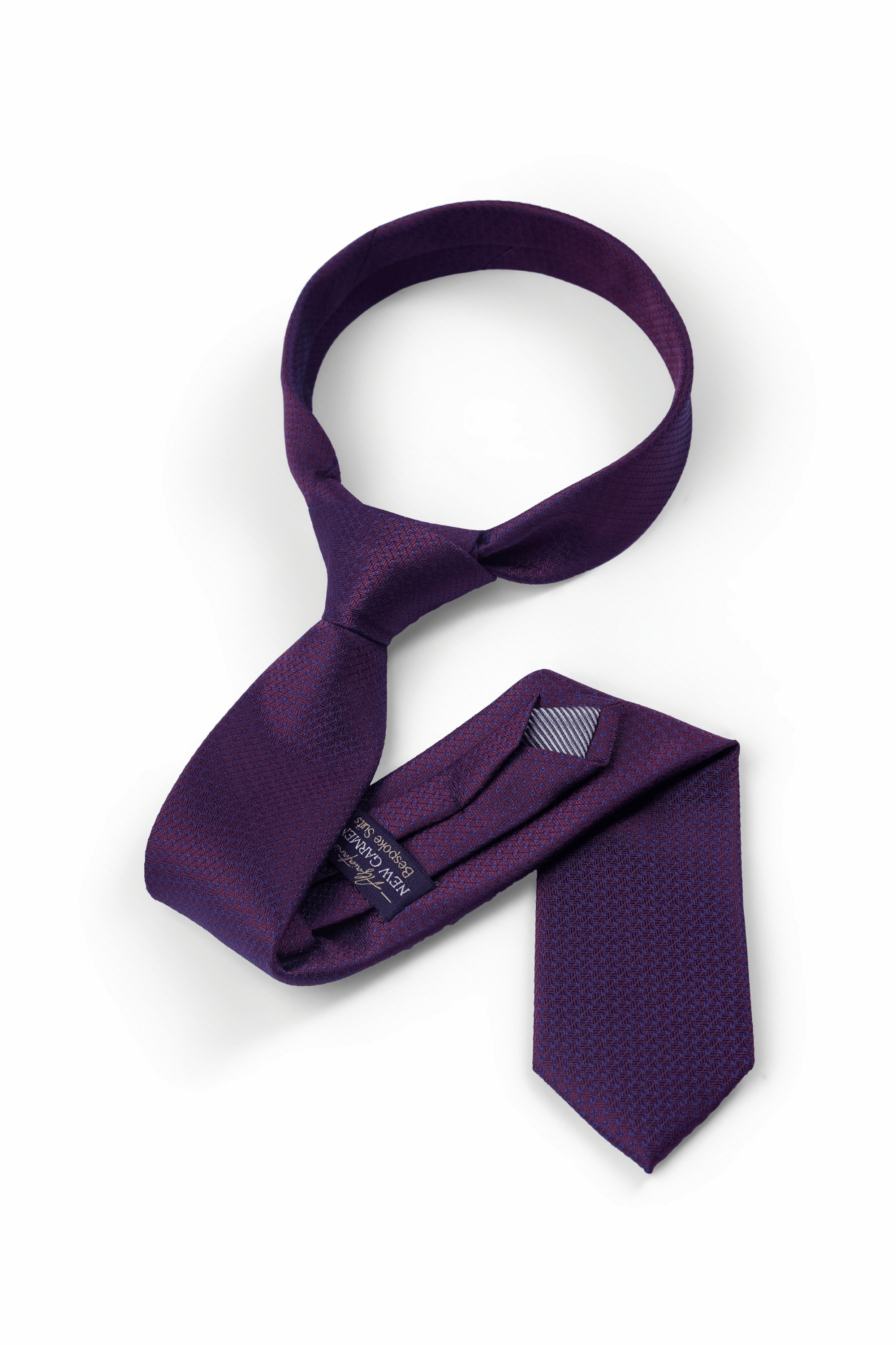 Gravata Geométrica Safira