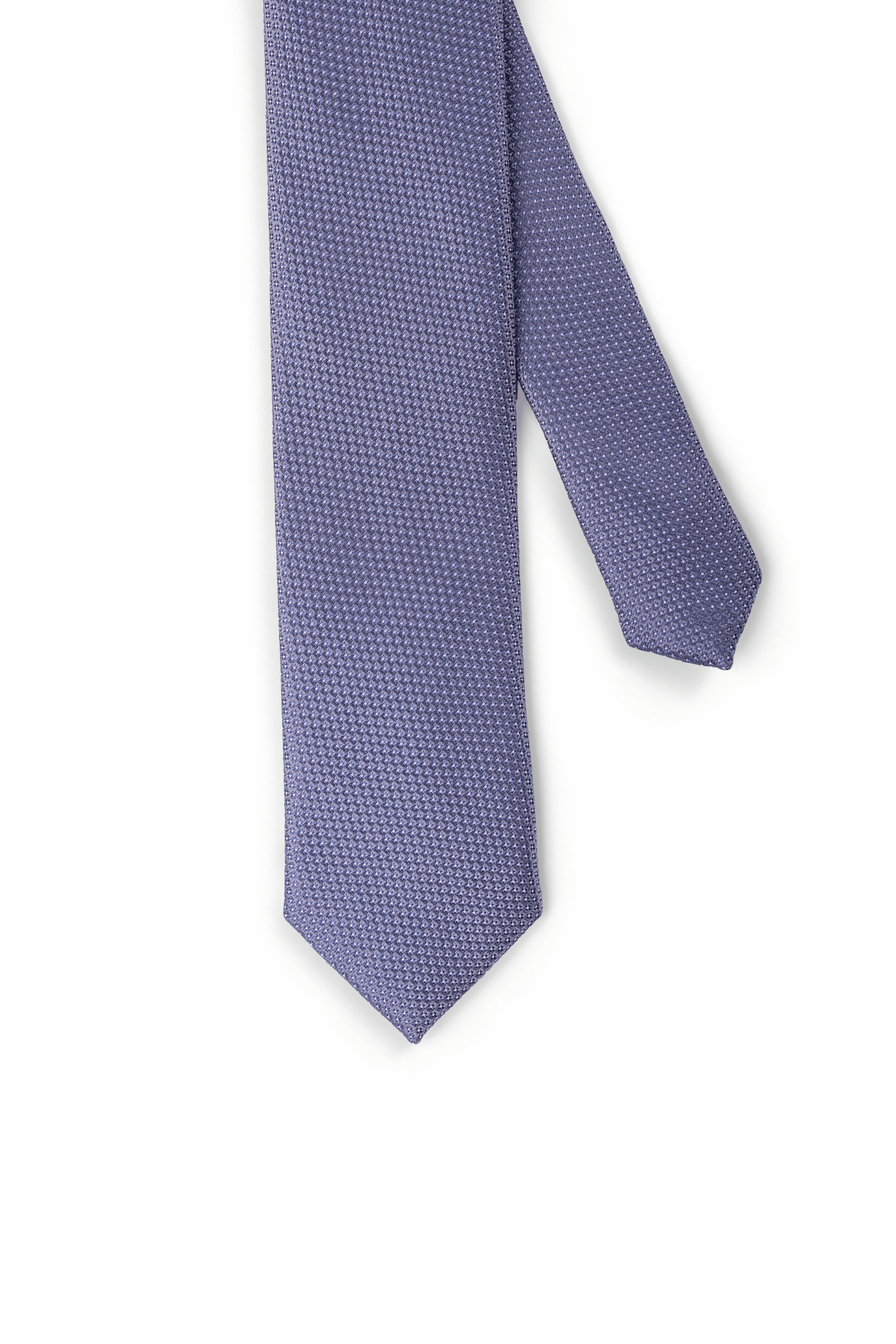 Gravata Geométrica Azul Granito