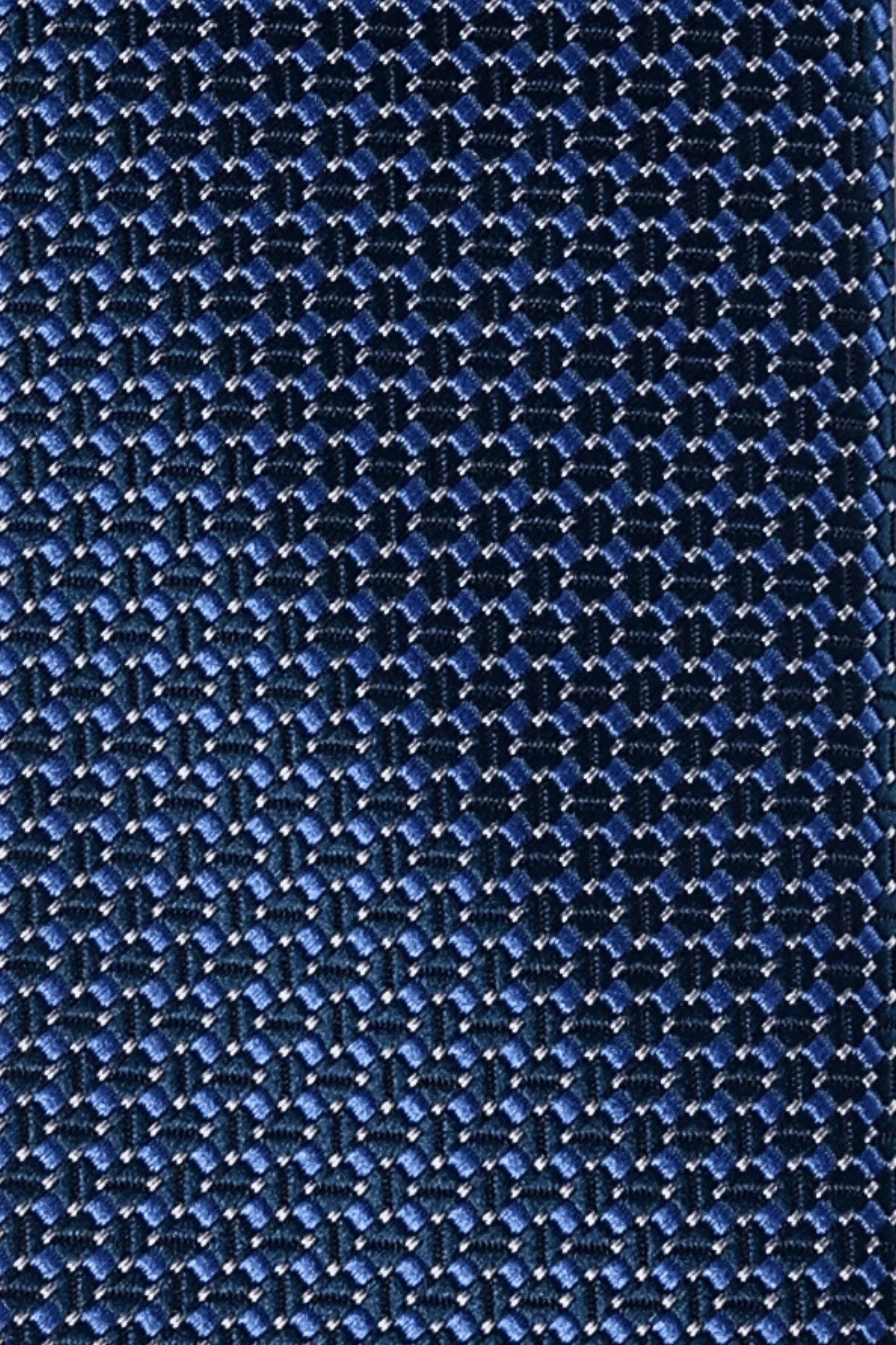 Gravata Geométrica Azul Báltico