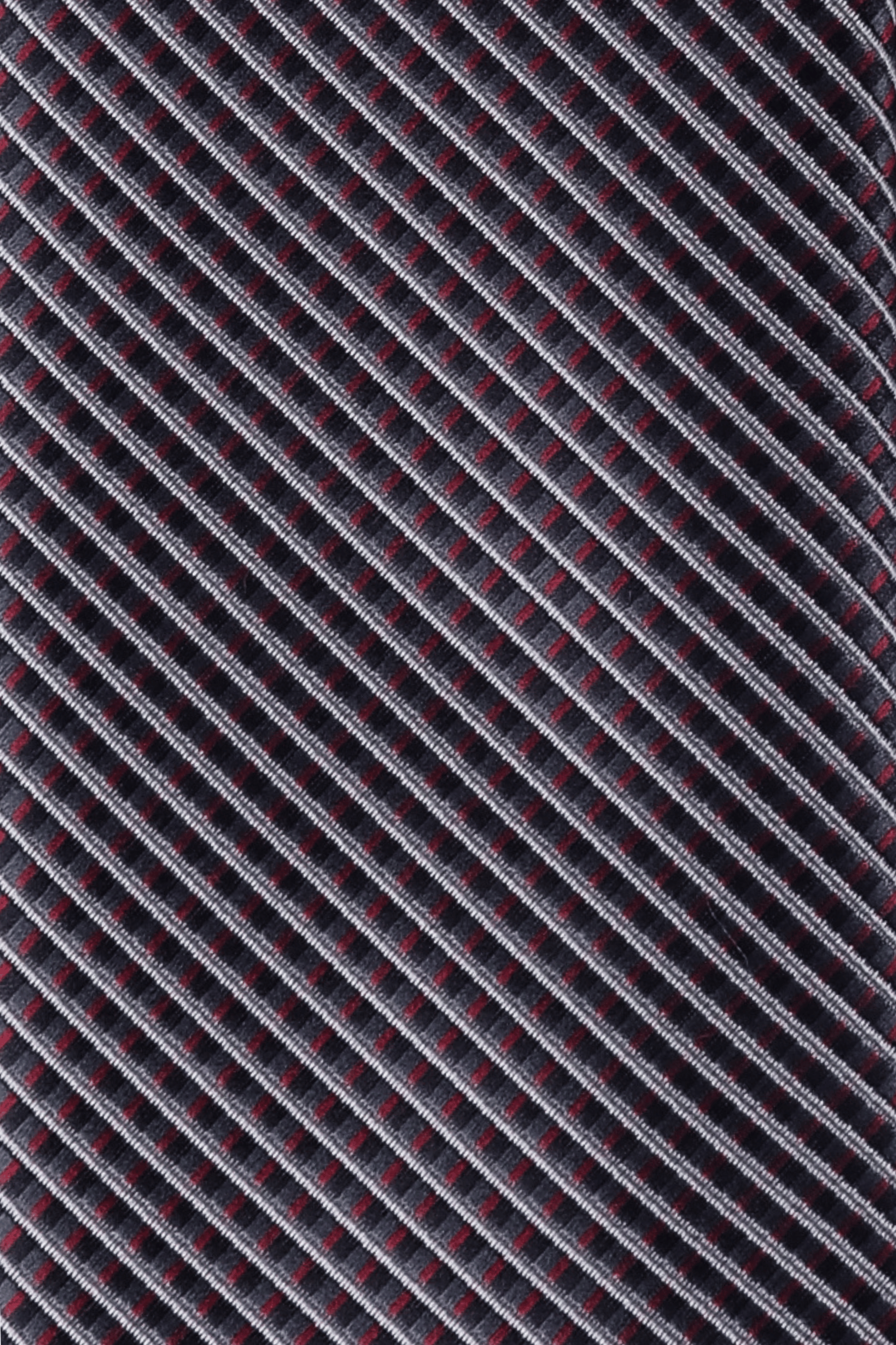 Gravata Geómetrica Grafite Imperial