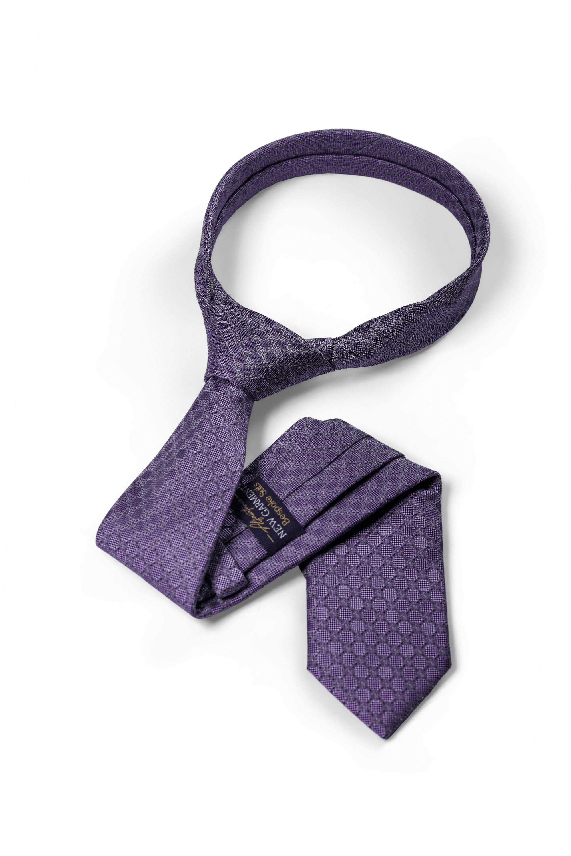 Gravata Floral Roxo Ametista