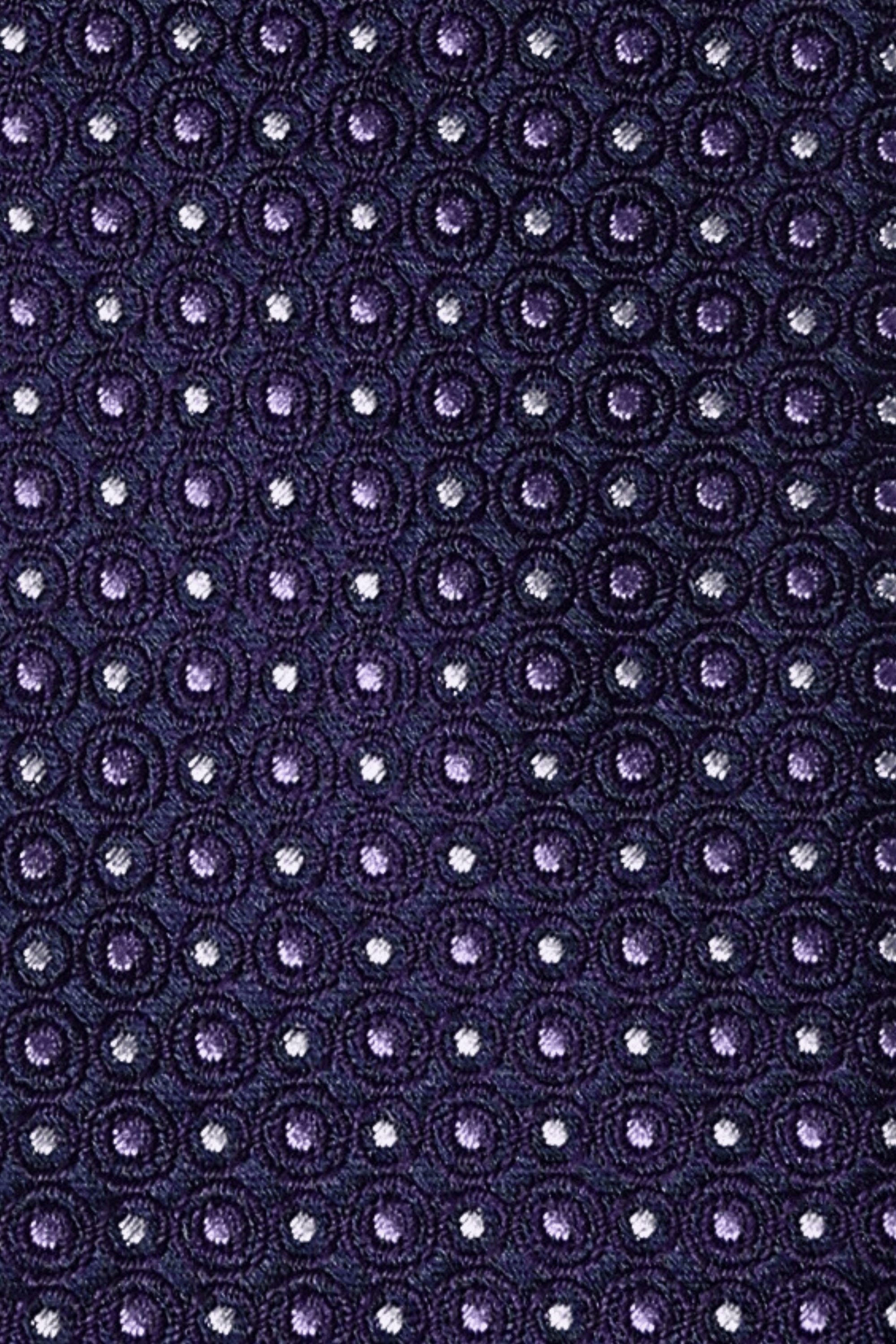 Gravata Geométrica Roxo Aurora