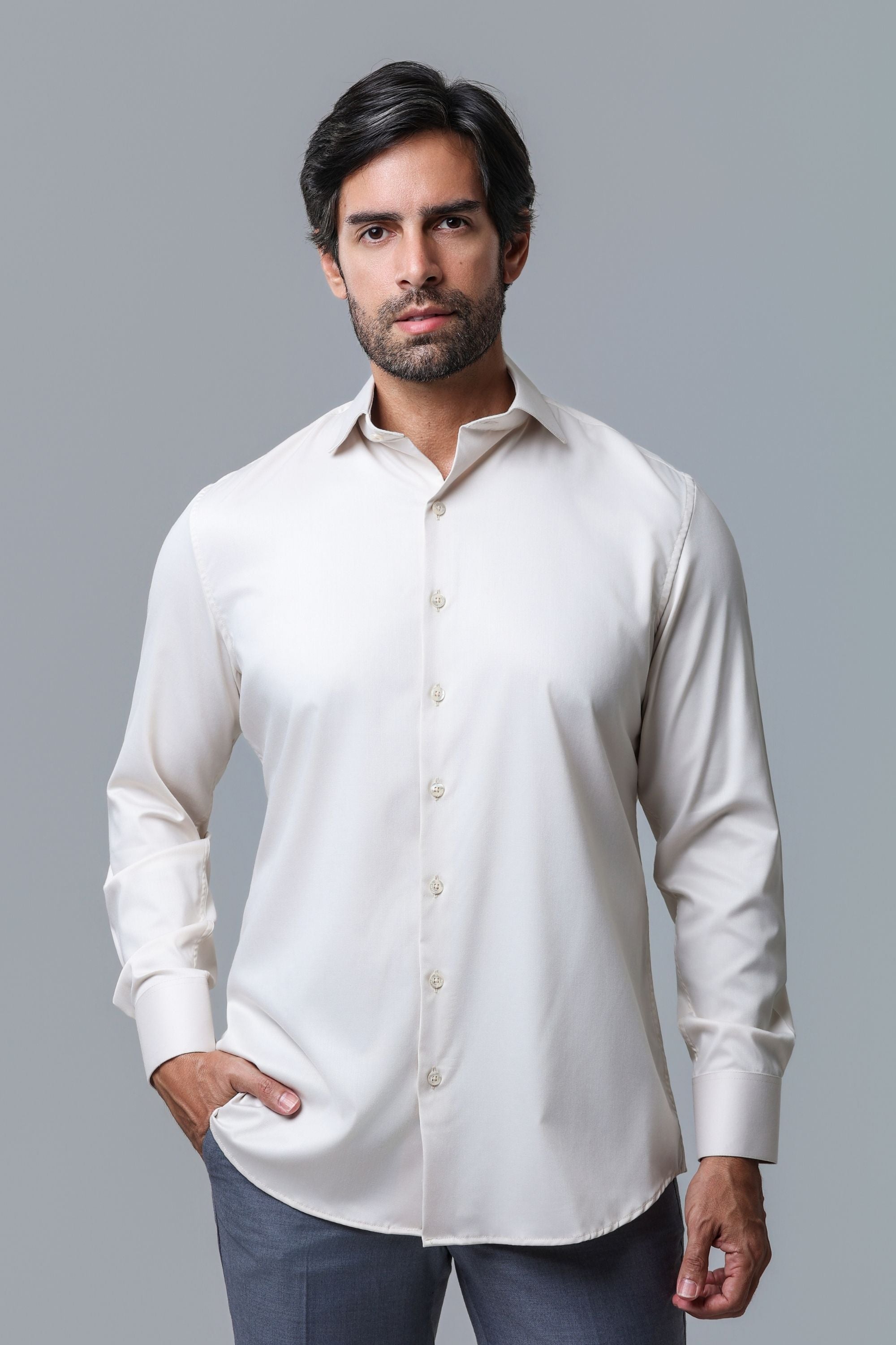 Camisa Bambu Areia
