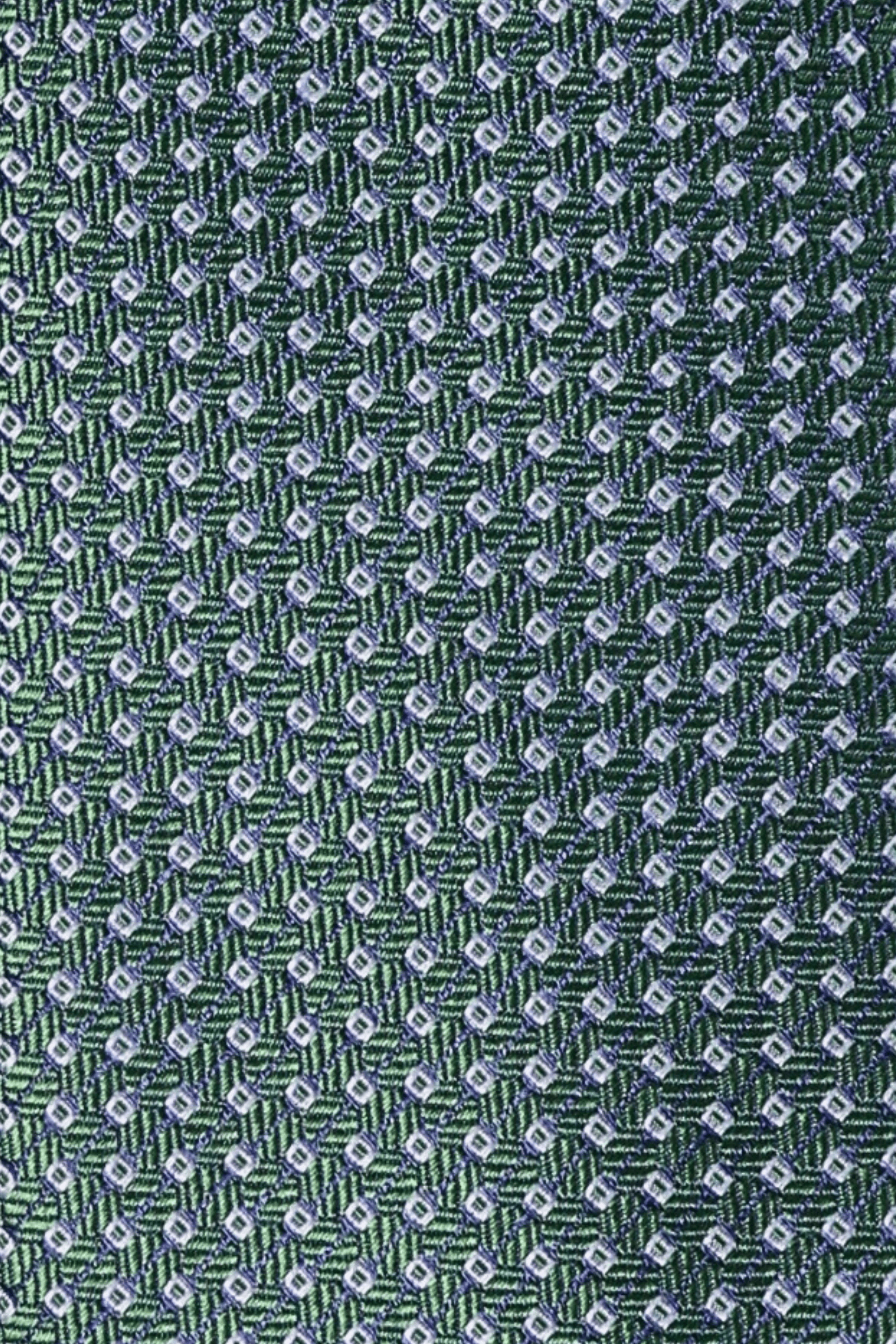 Gravata Geométrica Verde Eucalipto