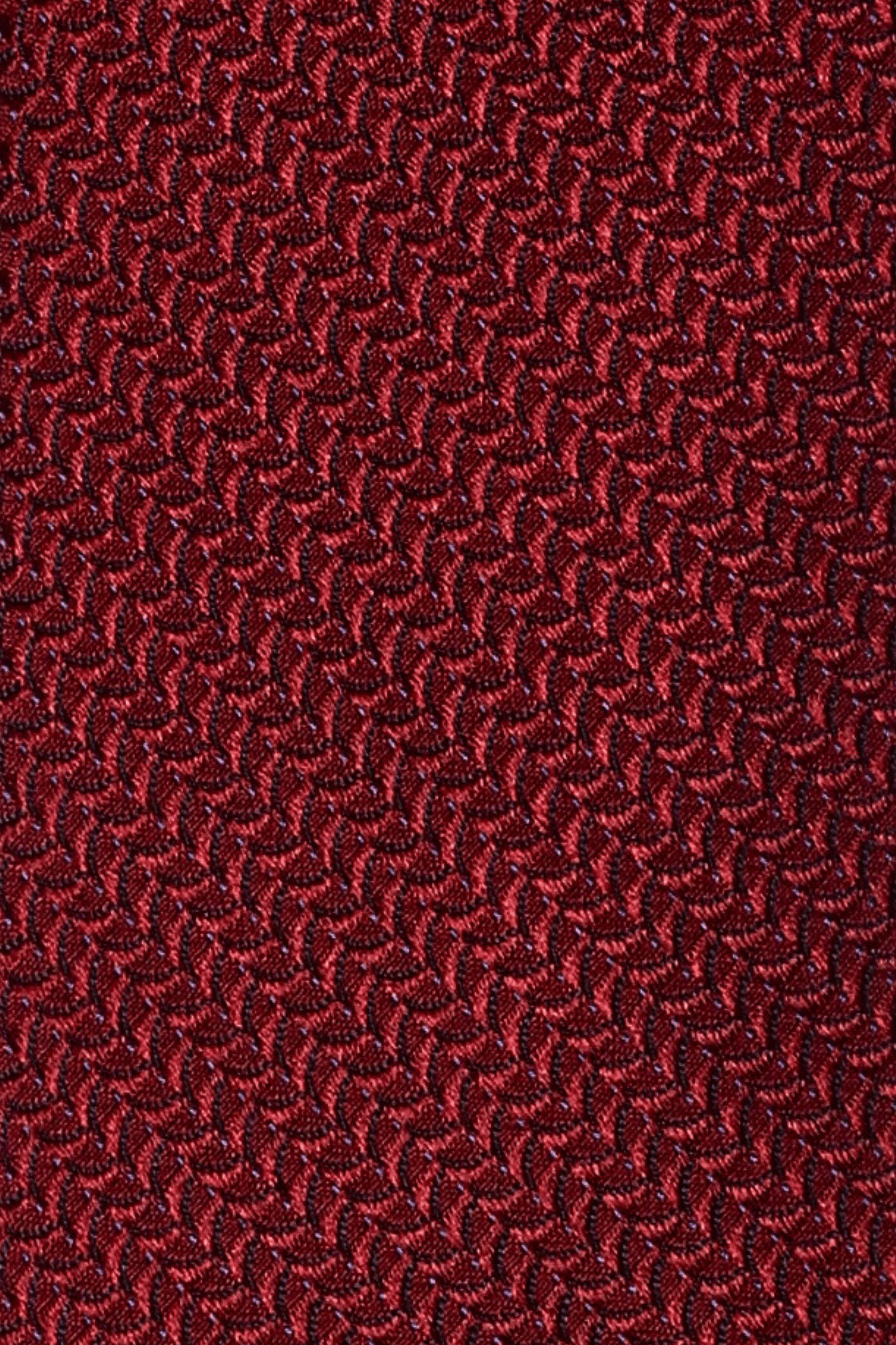 Gravata Texturizada Vermelho Granada