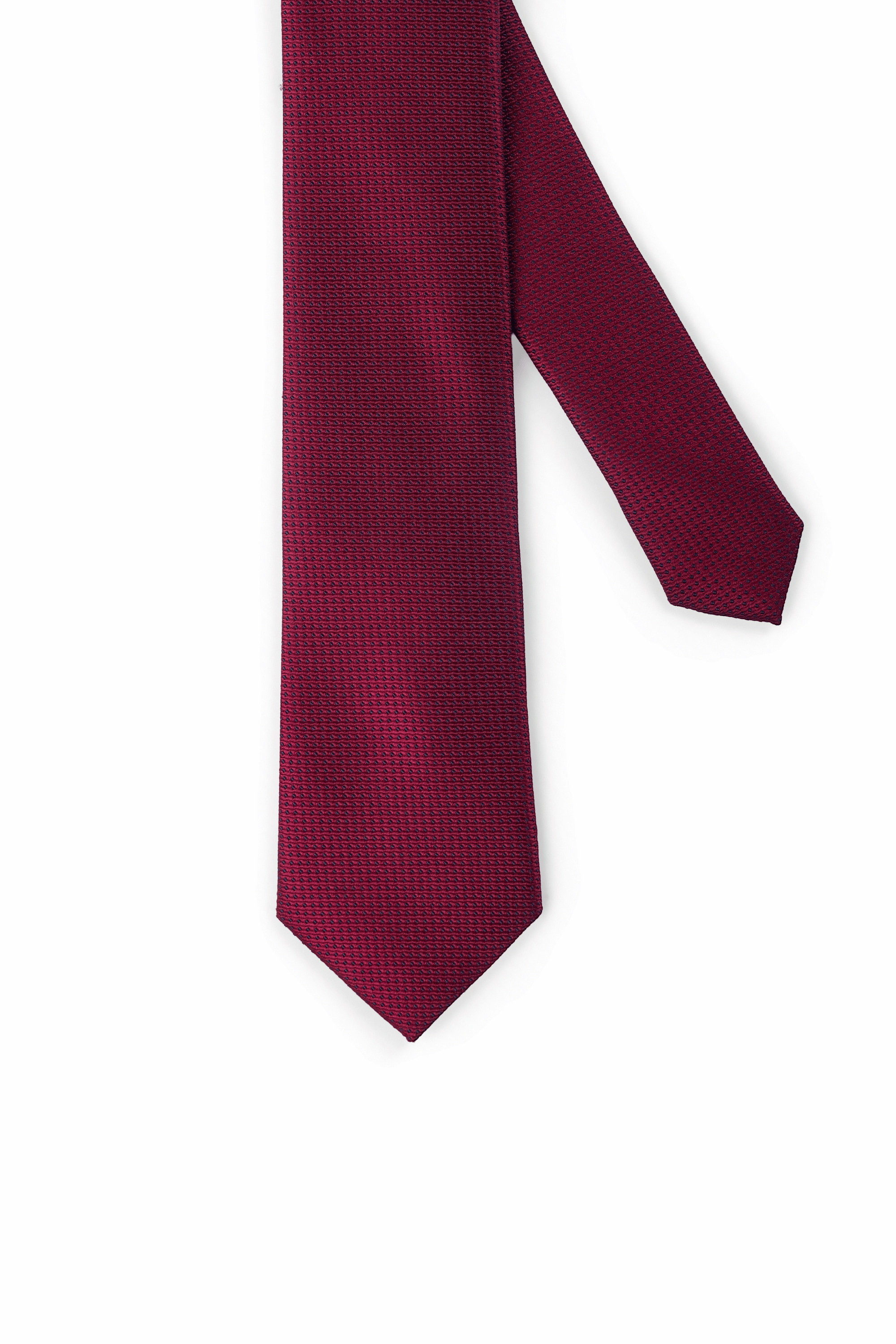 Gravata Geométrica Vinho Bordeaux