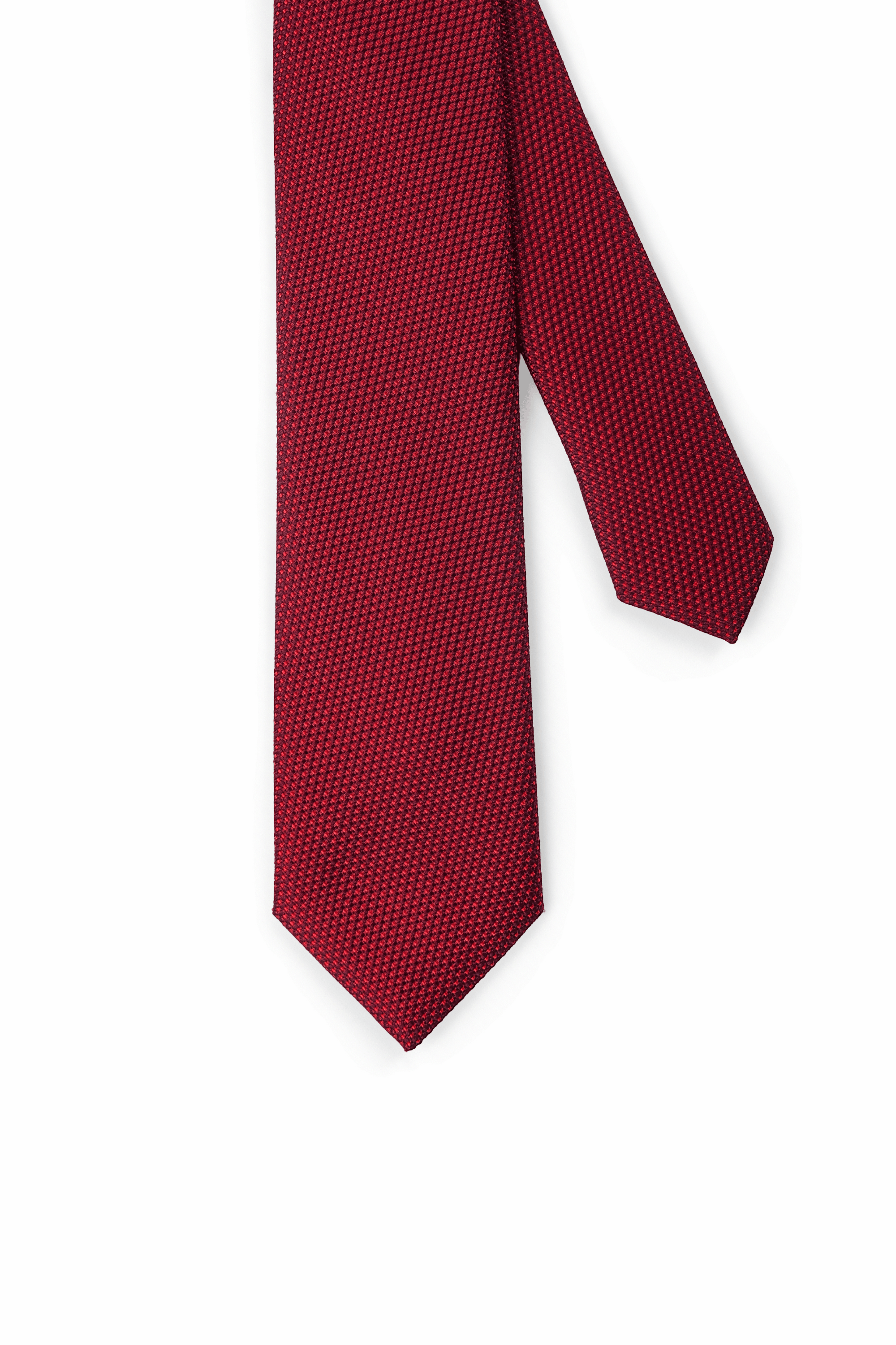 Gravata Geométrica Vermelho Escarlate