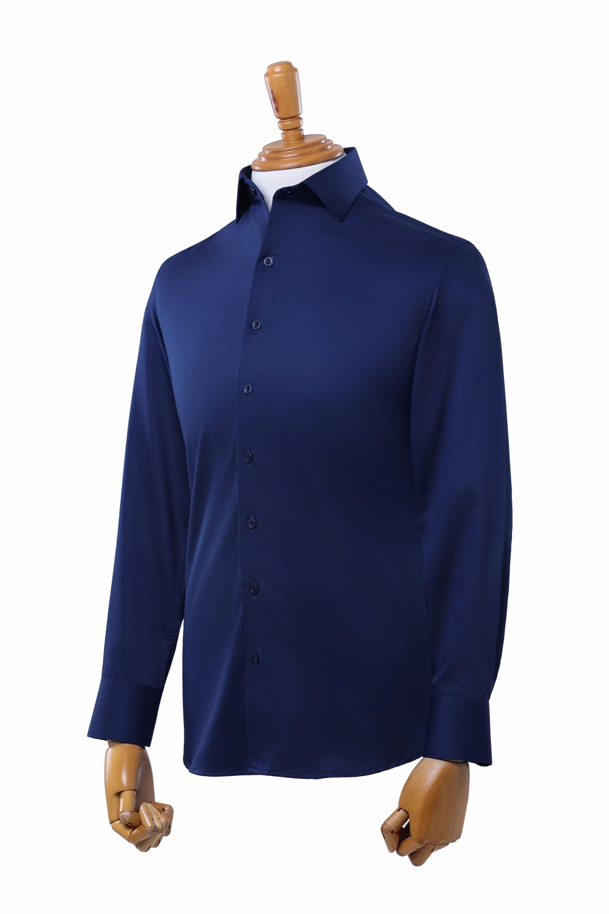 Camisa Bambu Azul Profundo