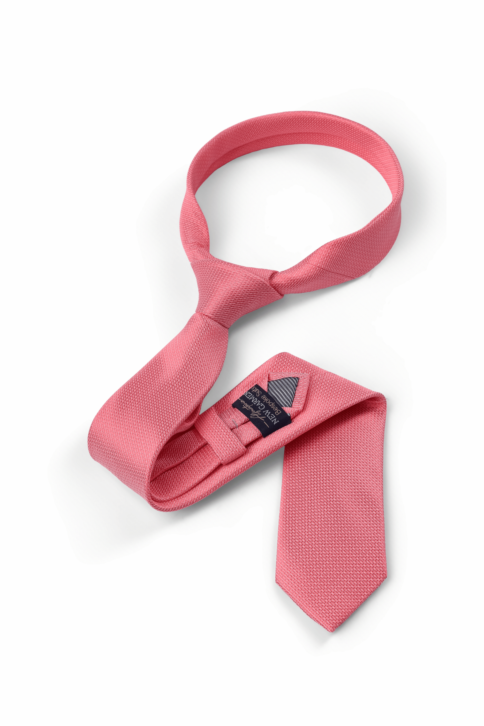 Gravata Geométrica Coral