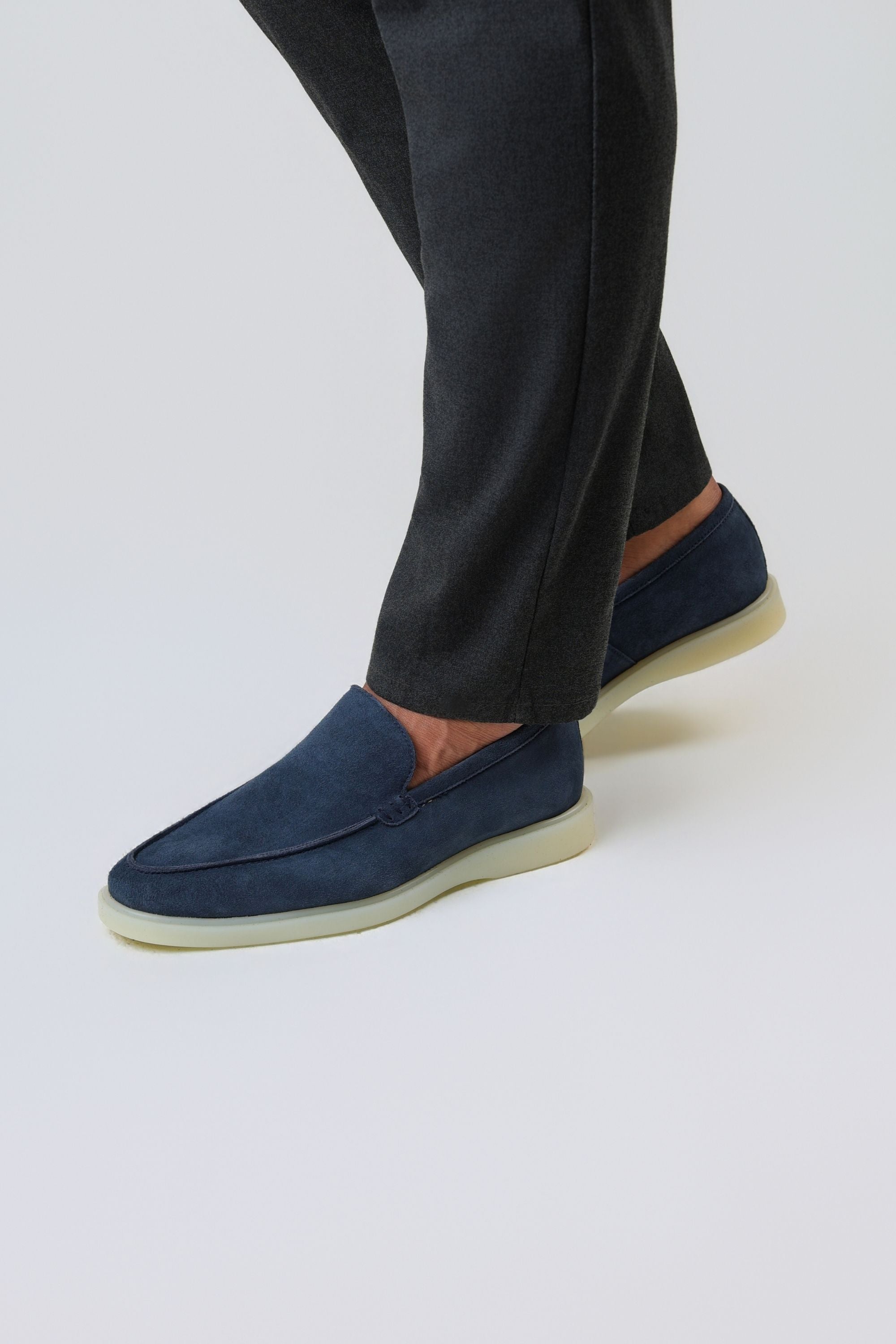 Sapato Mocassim Azul Oceano
