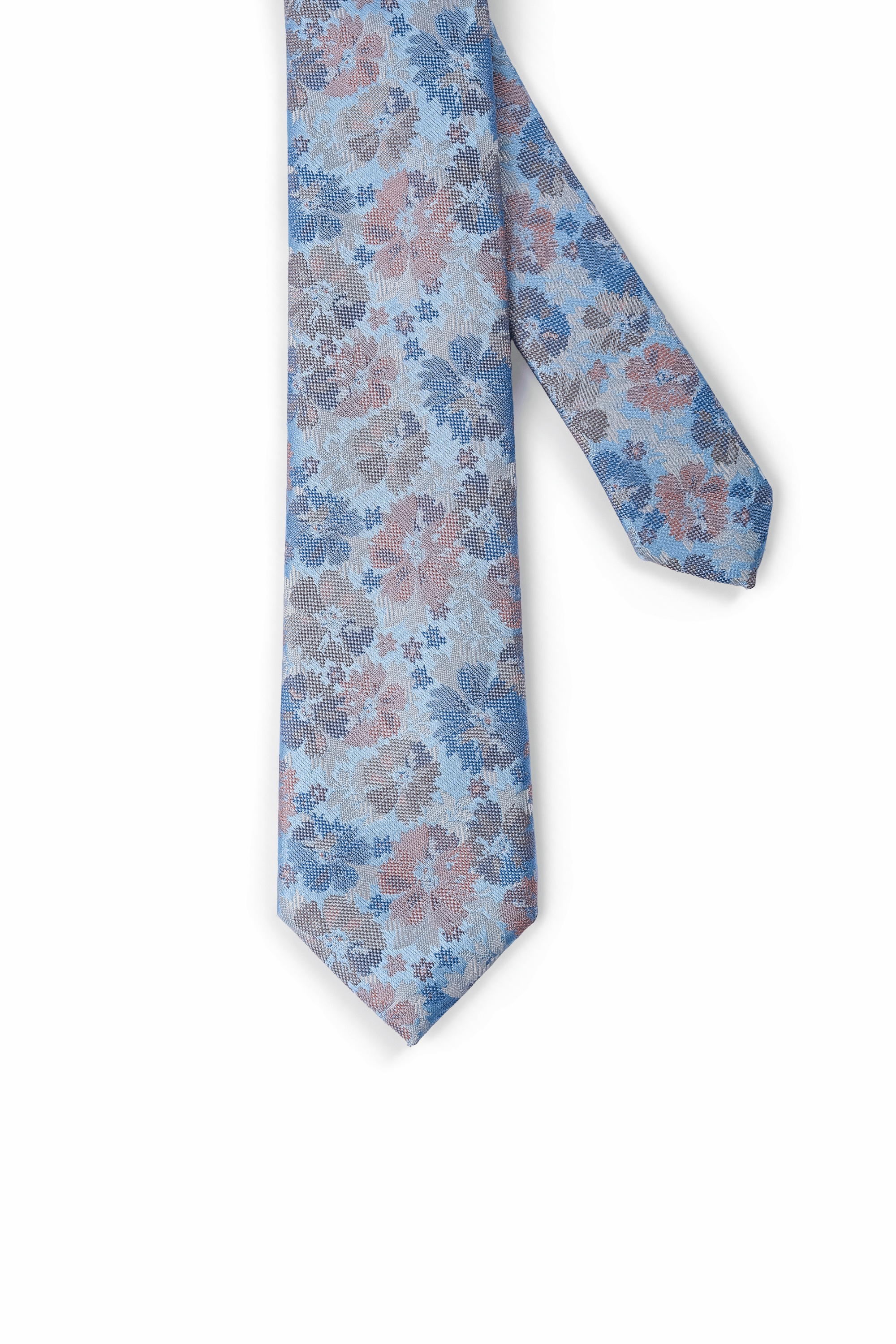 Gravata Floral Azul Celeste