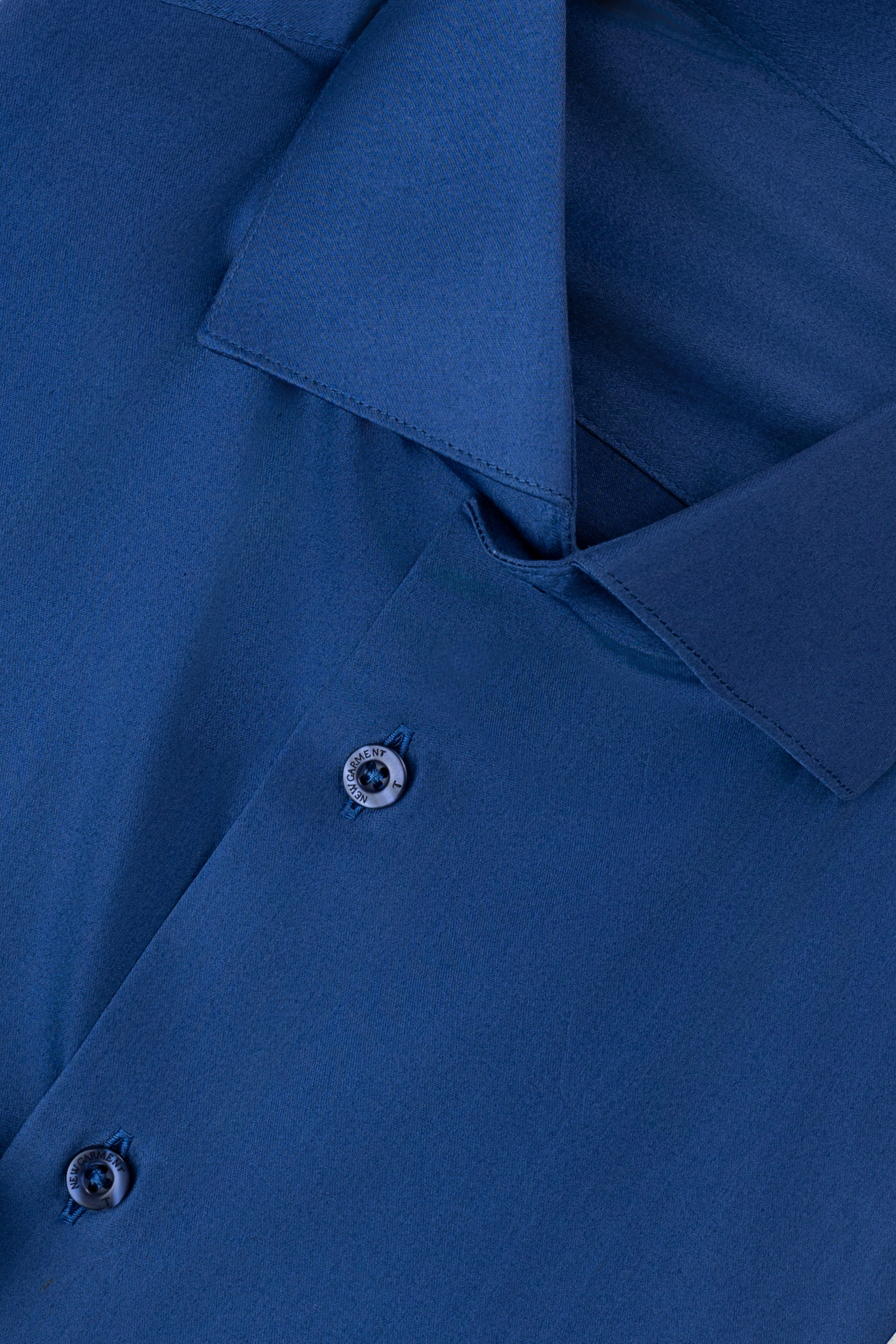 Camisa New Garment Office Azul Boreal