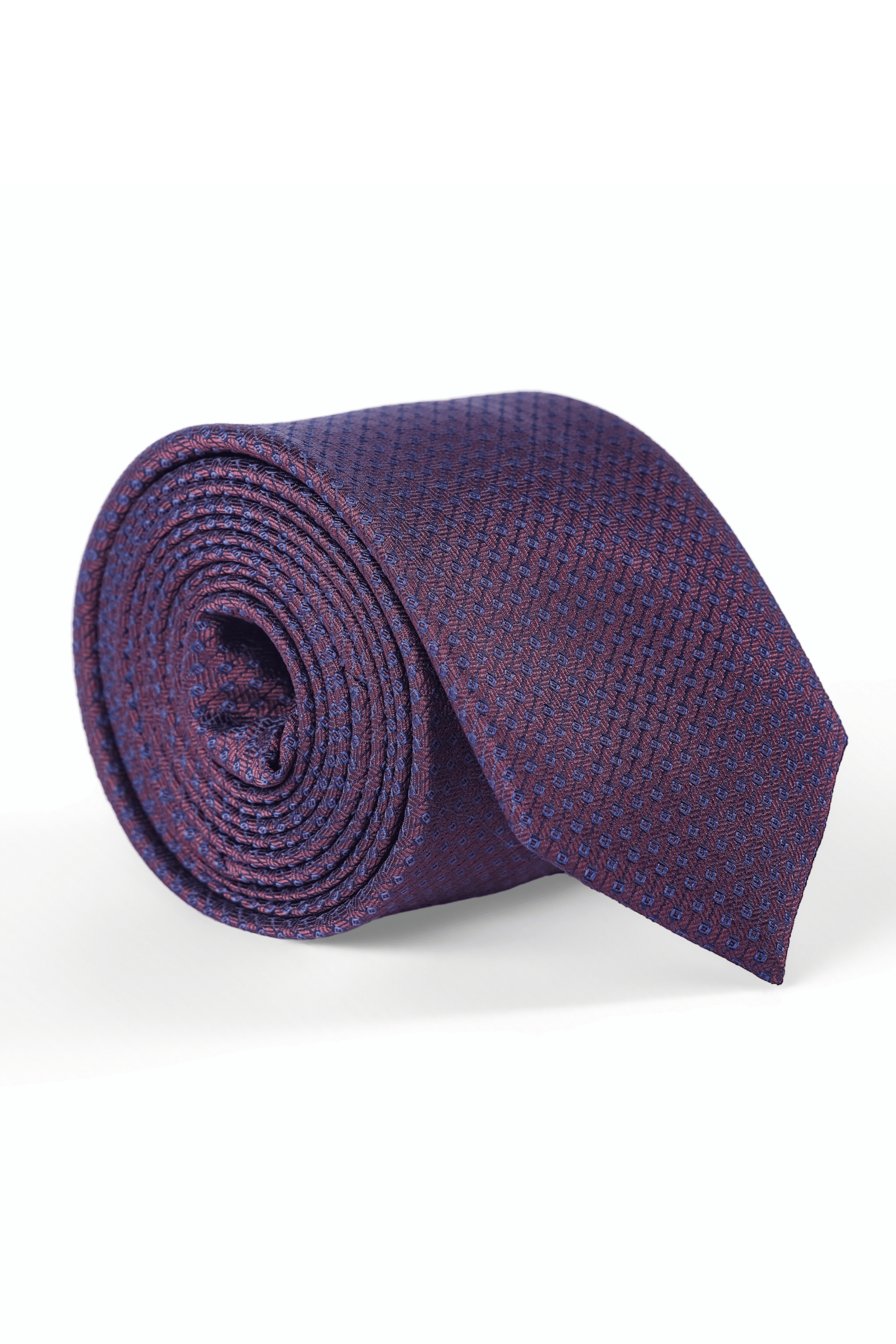 Gravata Geométrica Safira