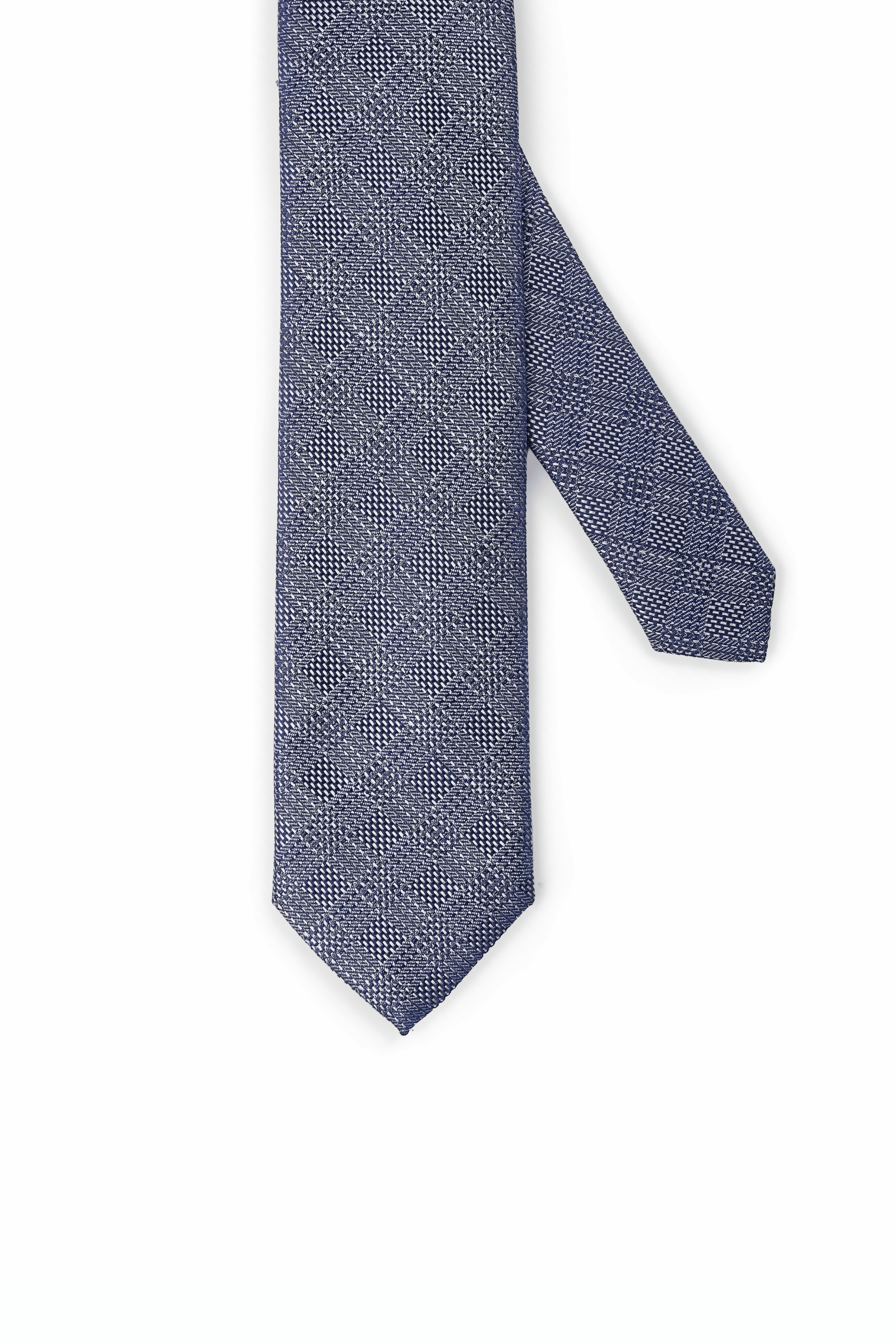 Gravata Geometrica Azul Névoa