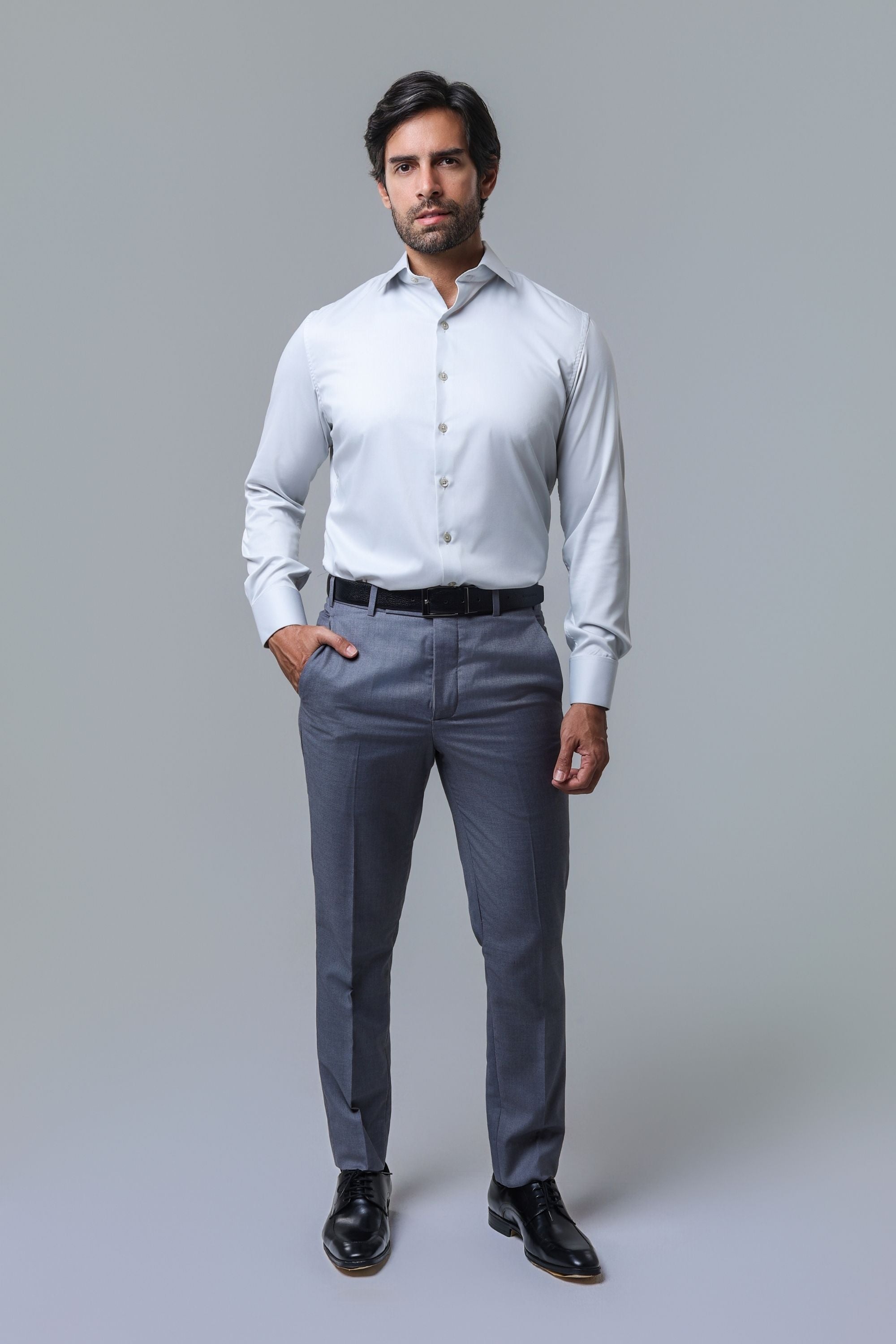 Camisa Bambu Azul Neblina